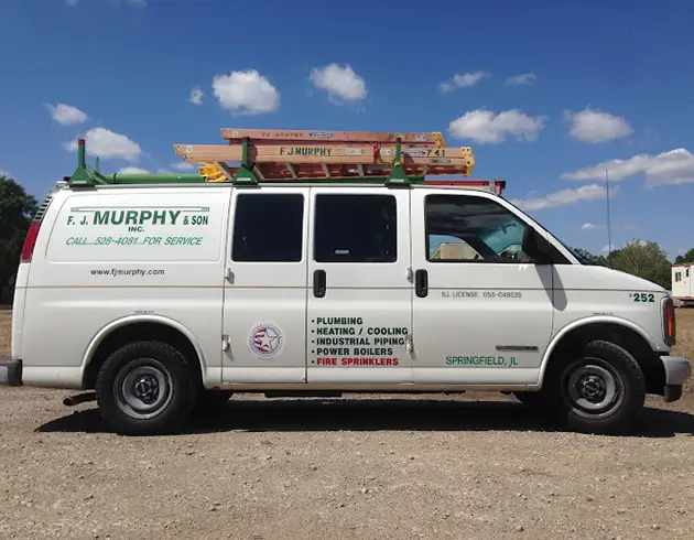 FJ Murphy plumbing and heating company van Springfield, IL
